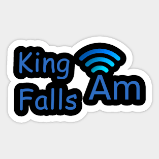 king falls am Sticker